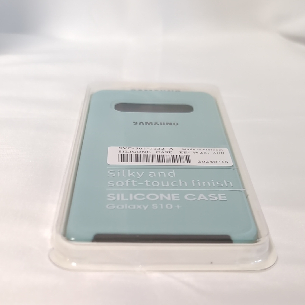 Samsung Galaxy S10+ Silicone Case in Light Blue